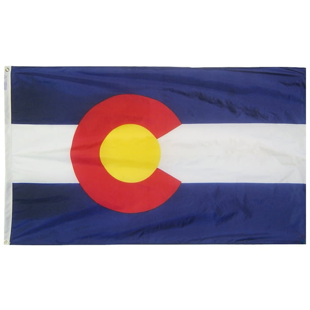 3x5 State of Colorado 210D Nylon Flag 3'x5' 
